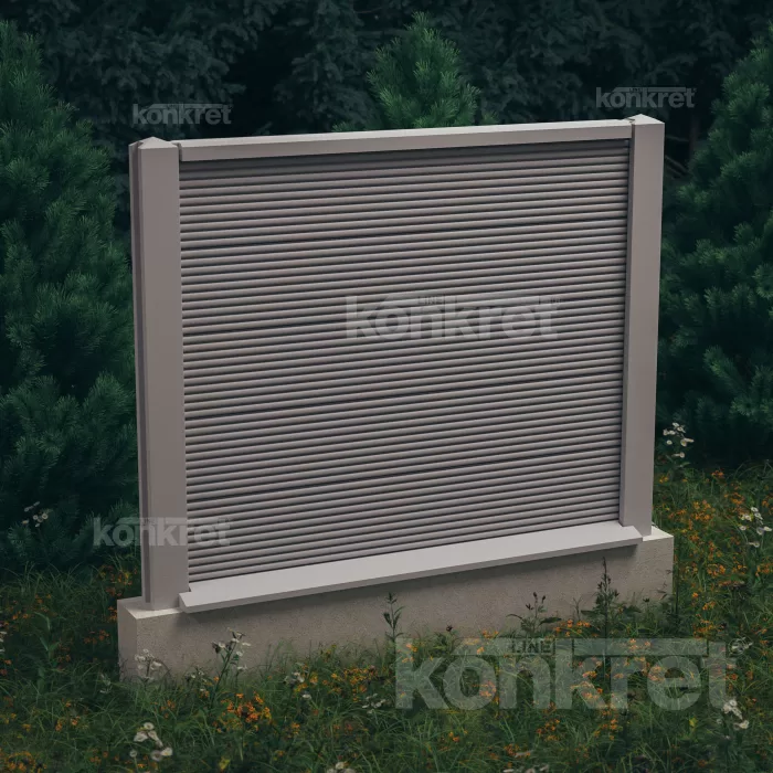 Gard beton Waves KM207