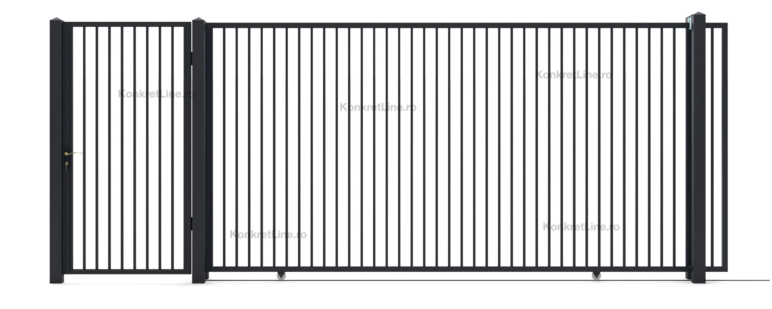 Poartă metalică Corby (KP100)