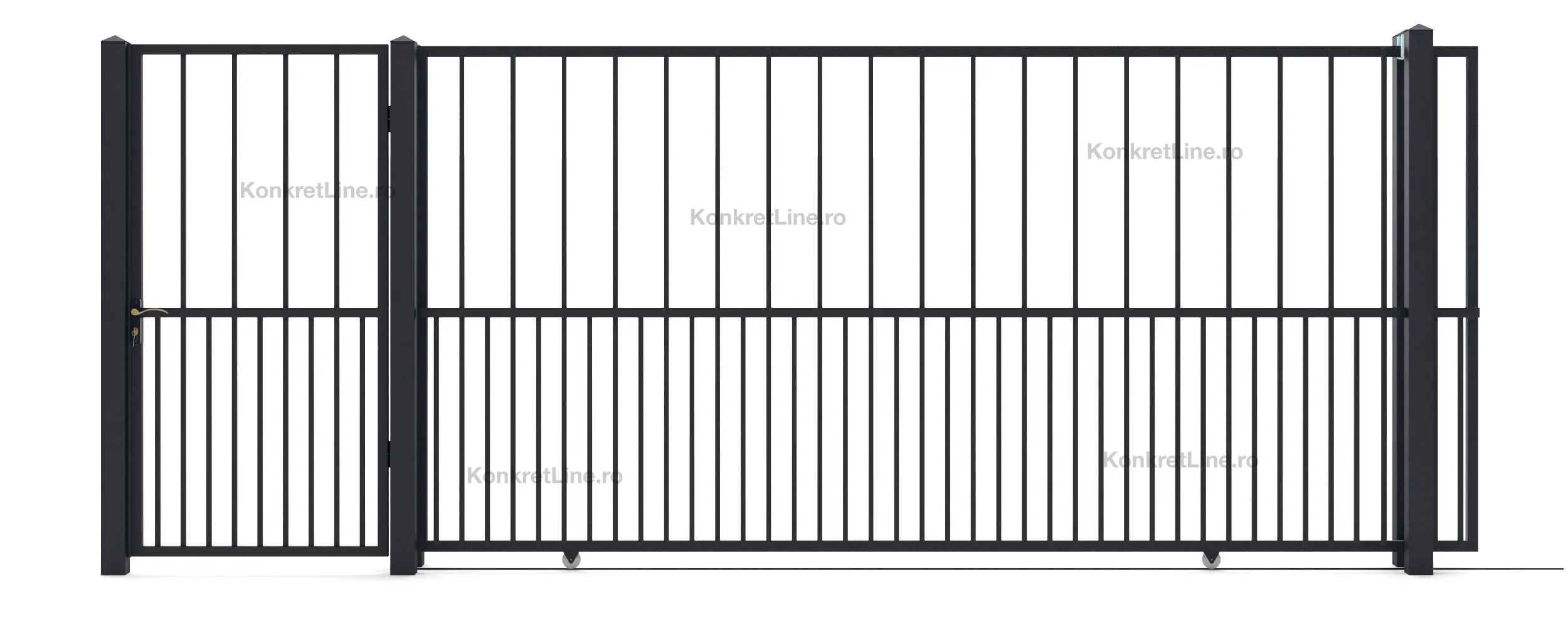 Poartă metalică Garden (KP104)
