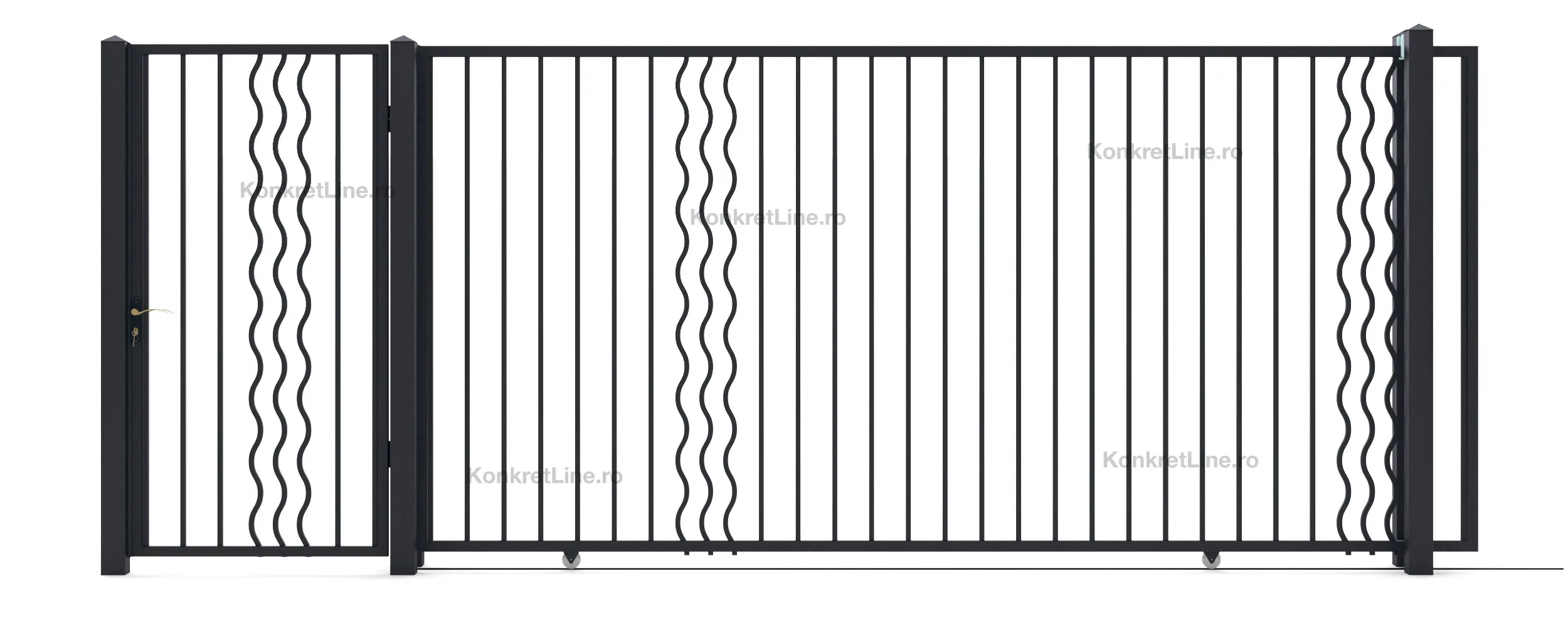Poartă metalică Sunny (KP114)