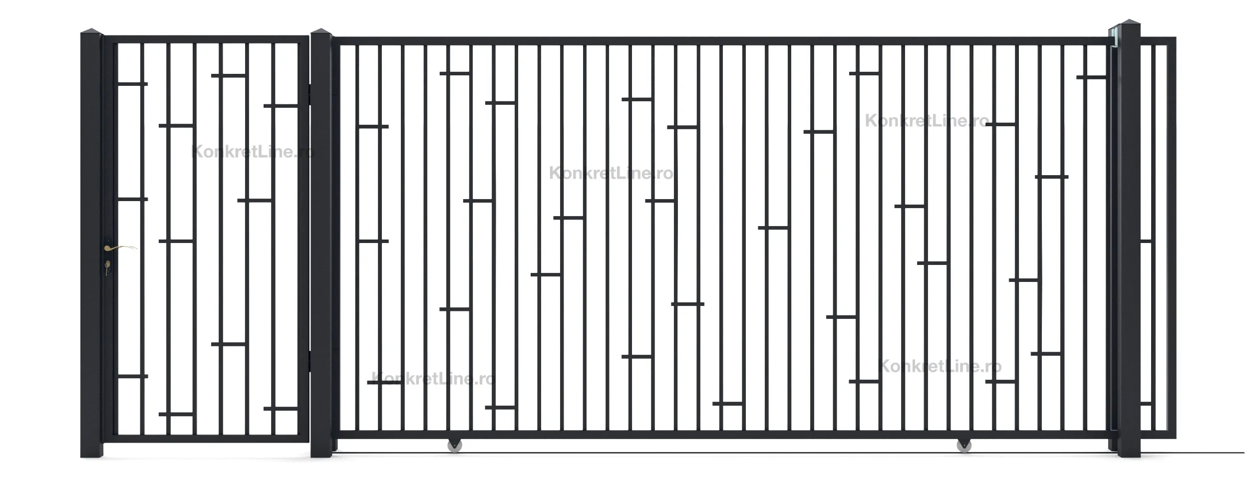 Poartă metalică Spike (KP119)