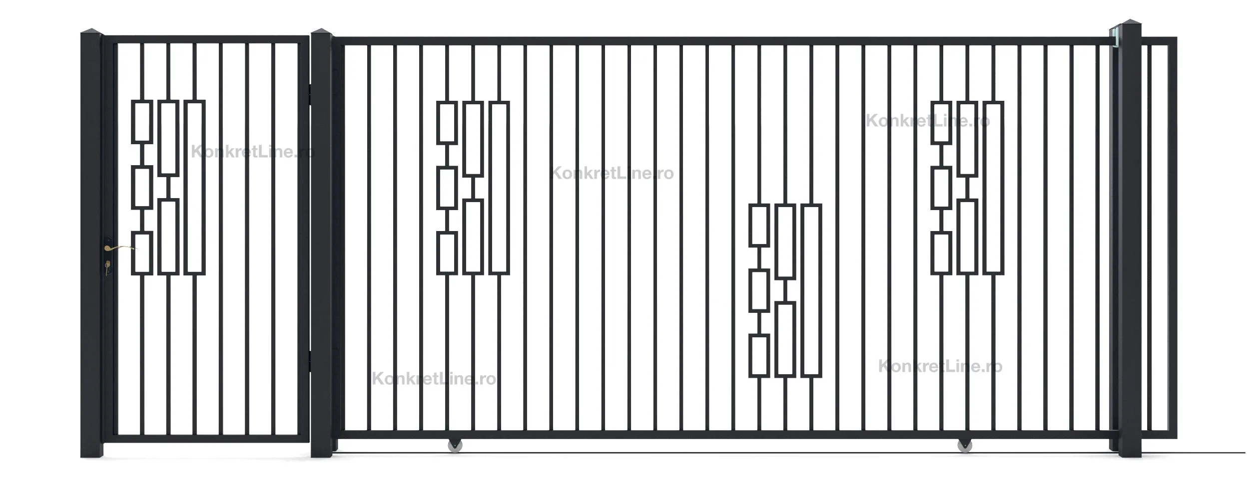 Poartă metalică Novo (KP130)