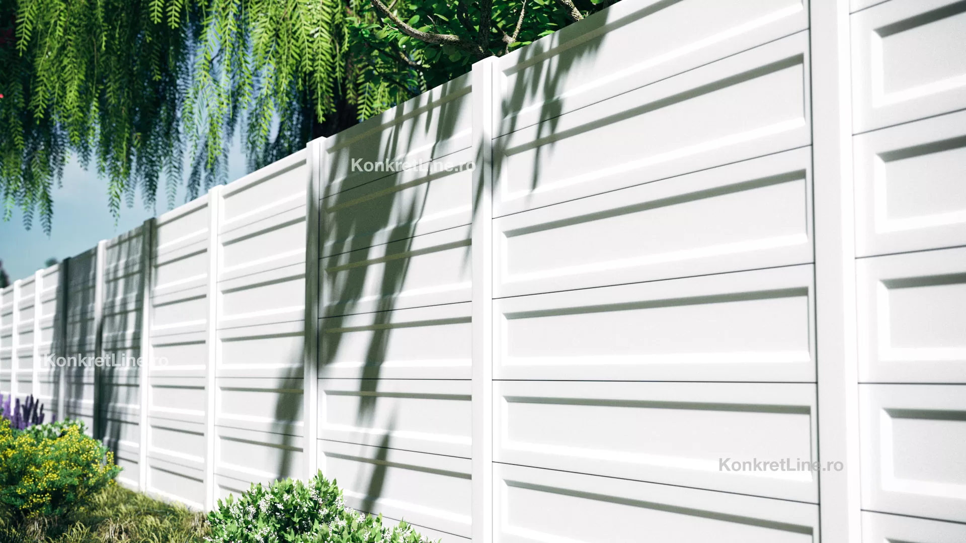 Gard Smooth-Rebated KS900 montat