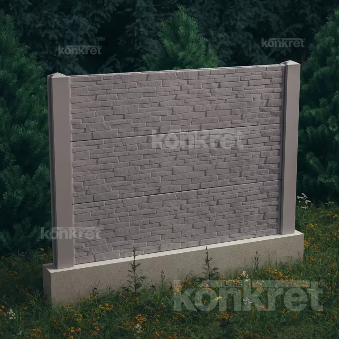 Gard beton Piatra Sparta KT300