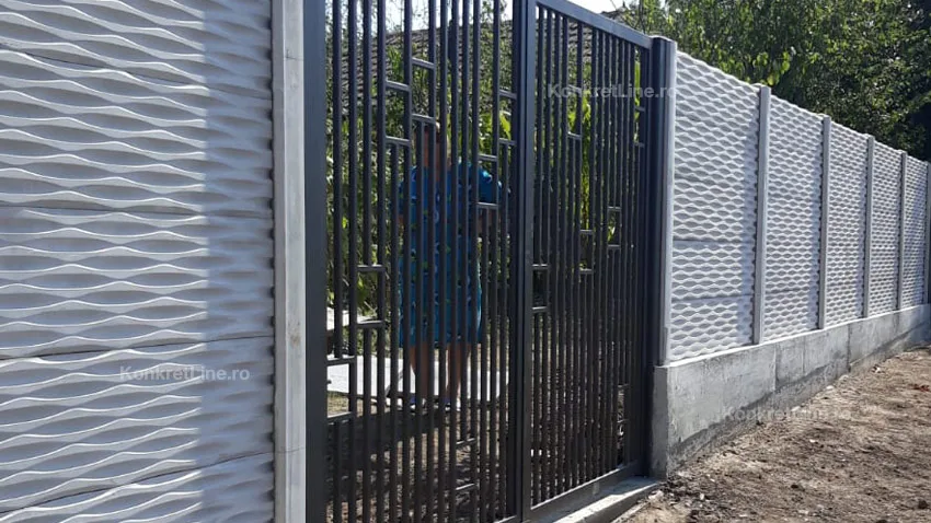 Porți metalice: Completarea perfectă pentru gardul Konkret Line