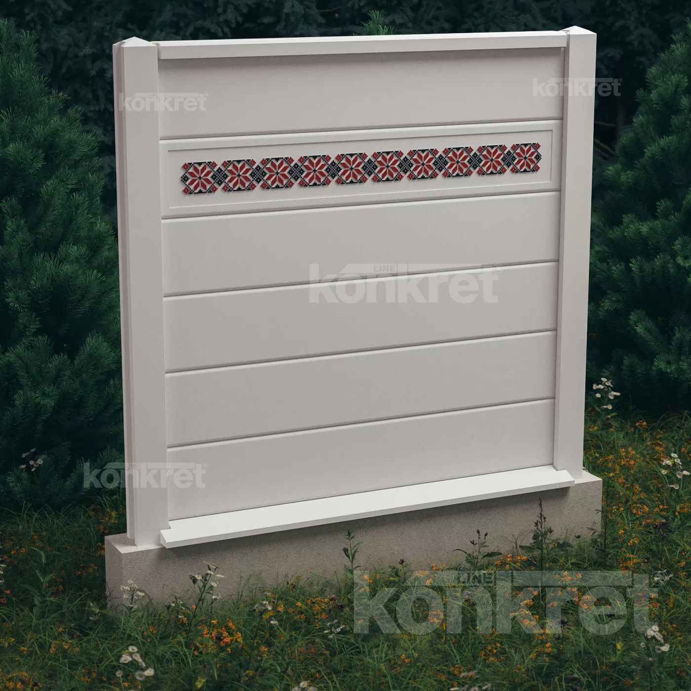 Gard beton Tradițional KV111