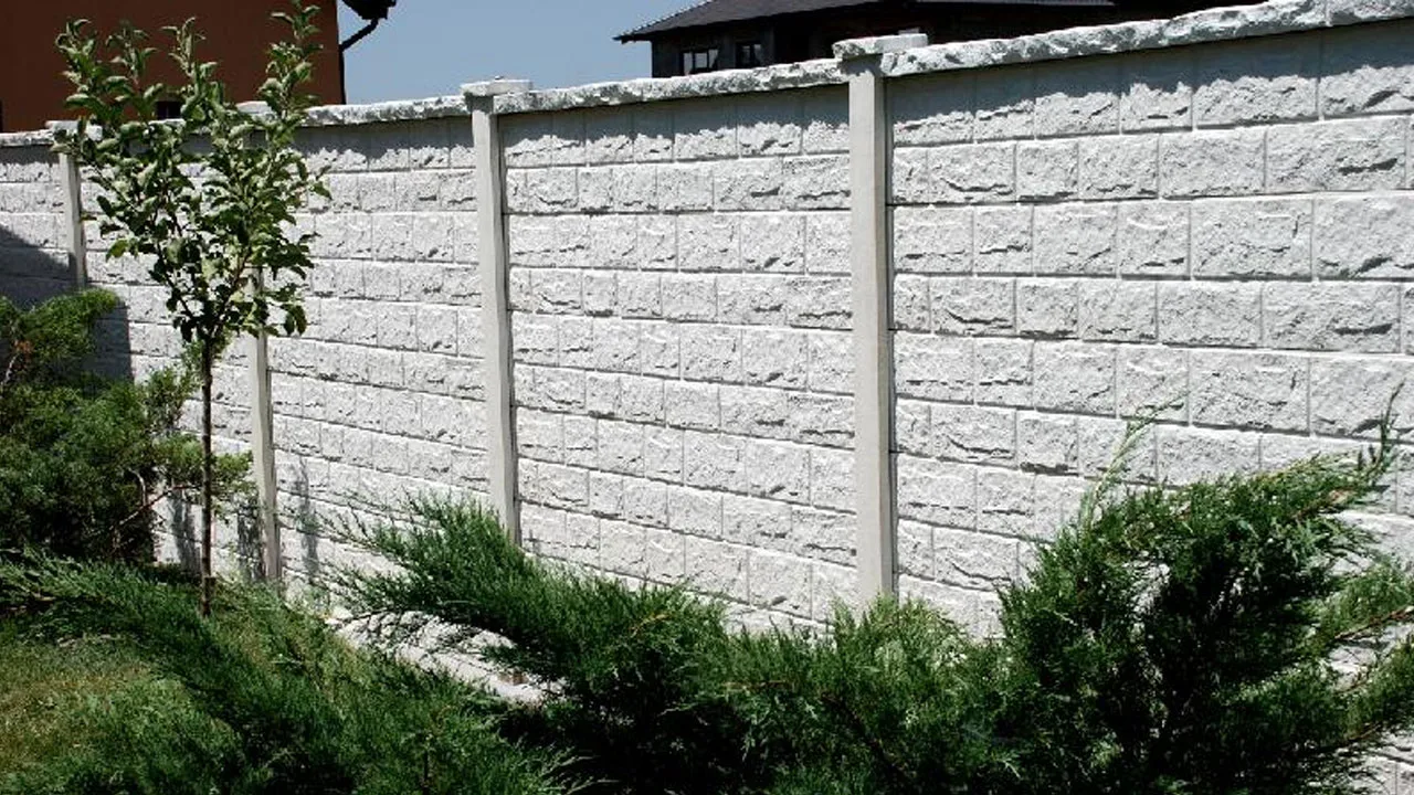 Gard prefabricat din beton Yorkstone