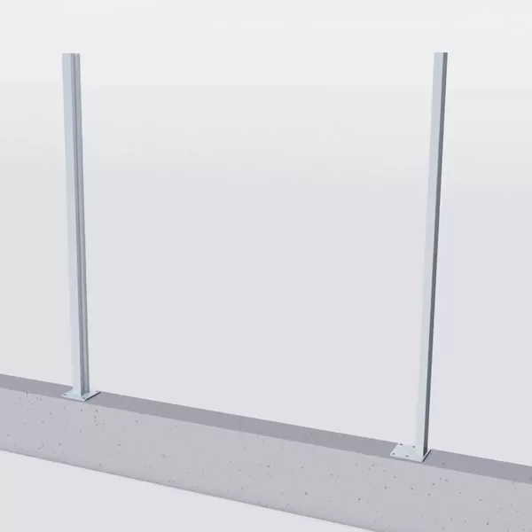 Montaj pe soclu din beton